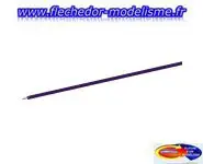 Bobine de 10m de fil violet 0,7mm² ROCO