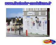 Set de 20 lampadaires de ville AUHAGEN