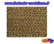 Plaque cartonnée mur de pierre AUHAGEN