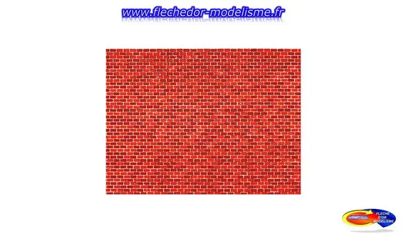 Plaque cartonnée mur de brique AUHAGEN