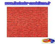 Plaque cartonnée mur de brique AUHAGEN