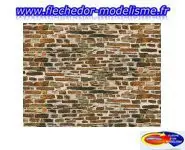 Plaque cartonnée mur de pierre AUHAGEN