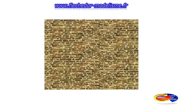 Plaque cartonnée mur de pierre AUHAGEN