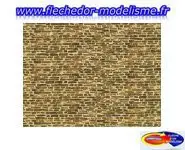 Plaque cartonnée mur de pierre AUHAGEN