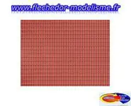 Plaque plastique tuiles rouges AUHAGEN