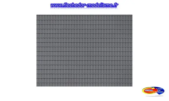 Plaque plastique tuiles grises AUHAGEN