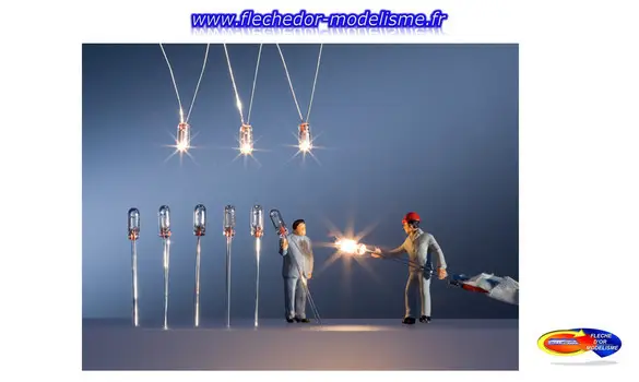 Sachet 10 microlampes blanches AUHAGEN