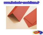 4 plaques de toit tuiles rouges AUHAGEN