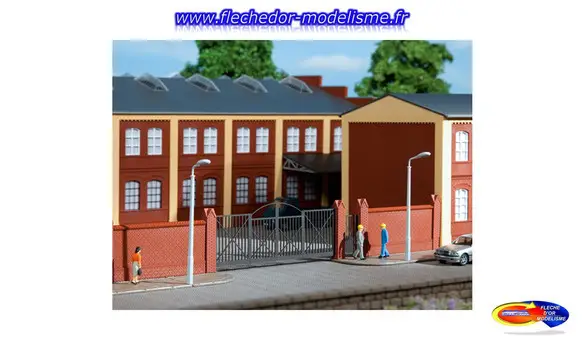 Clôture murale avec portail AUHAGEN