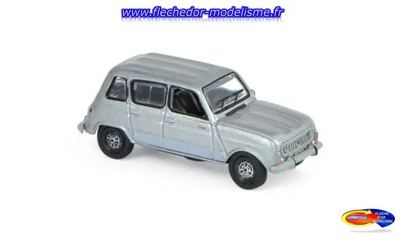 Renault 4 GTL 1987 gris métallisé NOREV