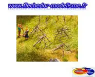 44 chevalets de foin assortis NOCH