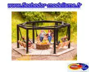 Espace barbecue avec balançoires NOCH