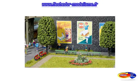 6 bancs publics et 3 corbeilles NOCH