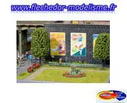 6 bancs publics et 3 corbeilles NOCH