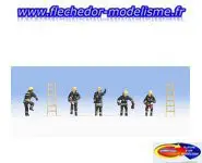 5 pompiers et 2 échelles NOCH