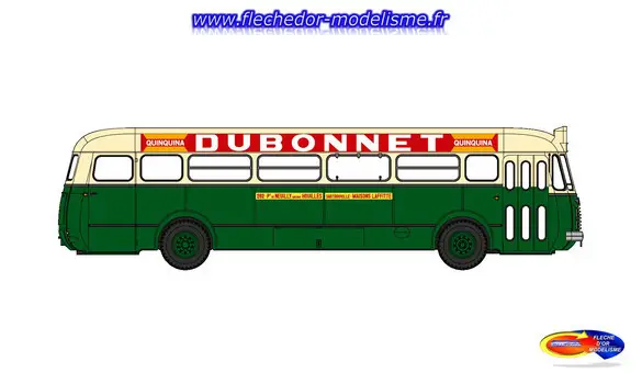 Bus R4190 Vert - Crème RATP Dubonnet REE