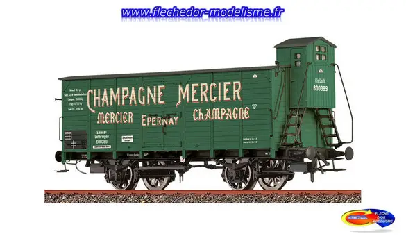 Wagon couvert Champ. Mercier Ep.I BRAWA