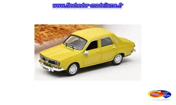 Renault 12 1974 Lemon Yellow NOREV
