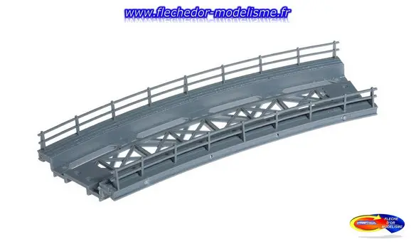 Pont ferroviaire courbe 1 voie NOCH