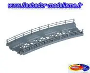 Pont ferroviaire courbe 1 voie NOCH