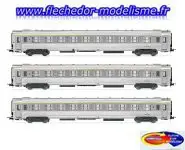 Set de 3 voitures DEV Inox Ep.IV JOUEF