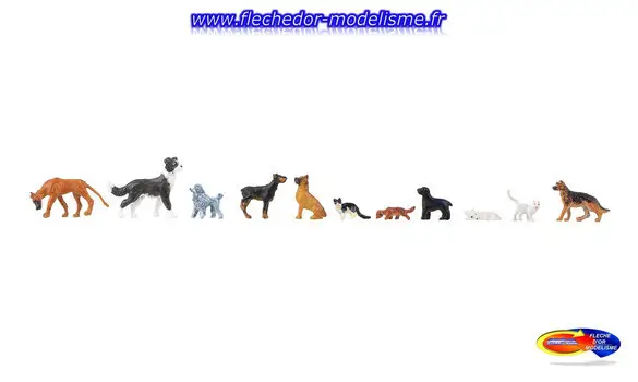 Chiens et chats FALLER