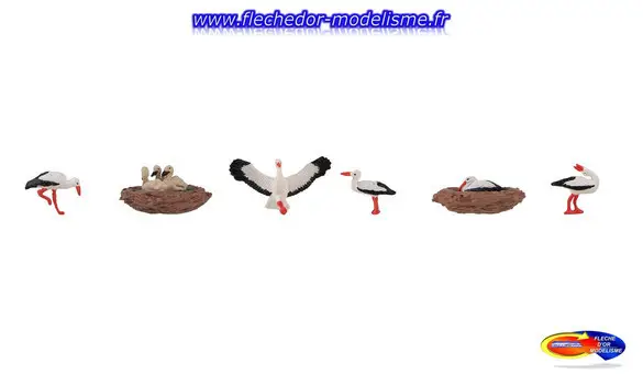 Cigognes dans nid FALLER