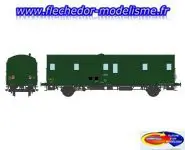 Fourgon OCEM 32 2F EpIIIB Tout VERT REE