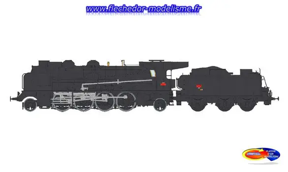 Loco 4-141 F 309 SNCF PERIG./MONTLU REE