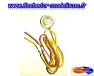 10 éclairages LED blanc chaud BRAWA