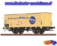 Wagon couvert G10 NIVEA DB EpIII BRAWA