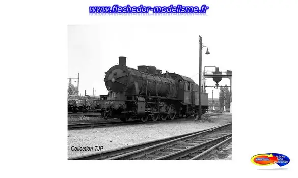 Loco. Vapeur 040D noire Ep.III JOUEF