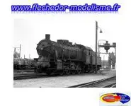 Loco. vapeur 040D noire son EpIII JOUEF