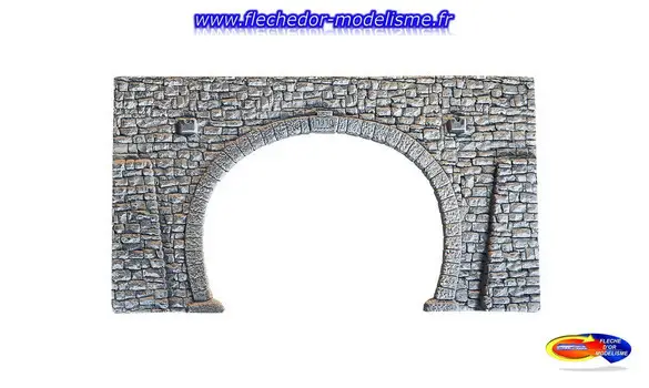 Entrée tunnel, 2 voies, 23,5x13 cm NOCH