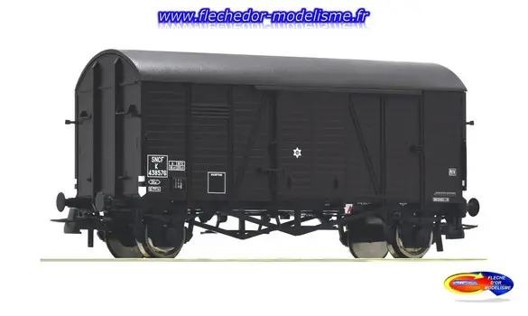 Wagon couvert type K SNCF Ep.III ROCO