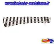 Aiguillage courbe gauche code 100 PECO