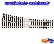 Aiguillage droit 12° code 100 PECO