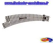 Aiguillage courbe gauch 11°25 c100 PECO
