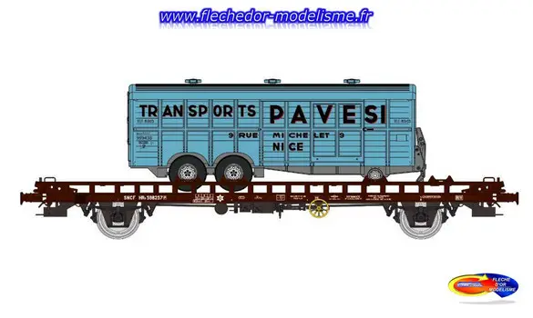 UFR Biporteur EpIII + fourgon 2 ess. REE