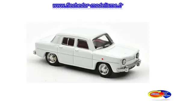 Renault 8 1963 blanche NOREV