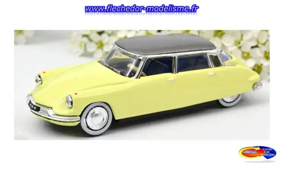 Citroën DS 19 1958 jaune jonquille NOREV