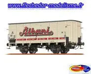 Wagon couvert ZB Albani DSB EpIII BRAWA