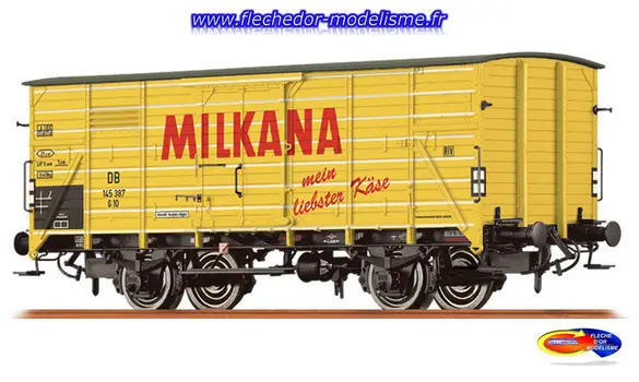 Wagon couvert Milkana DB Ep.III BRAWA