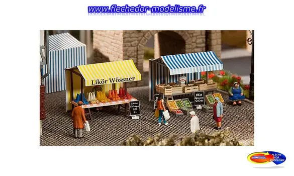 Stands de liqueurs et de fruits FALLER