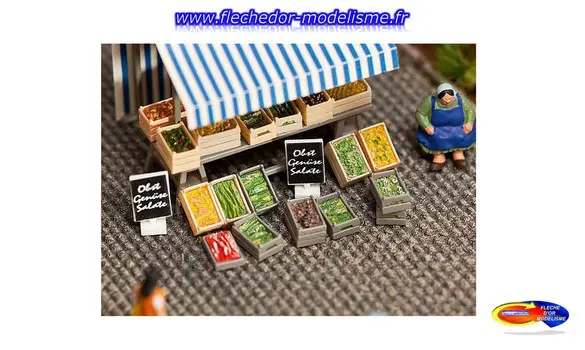 20 caisses de fruits et légumes FALLER