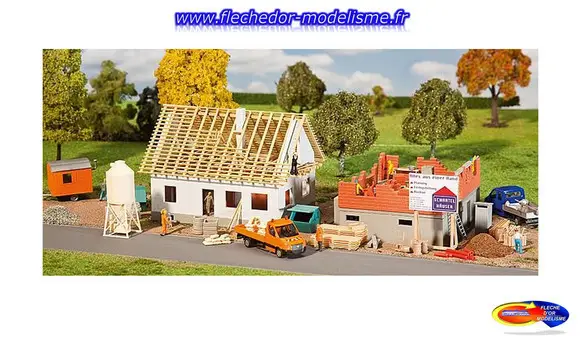 2 maisons en construction FALLER