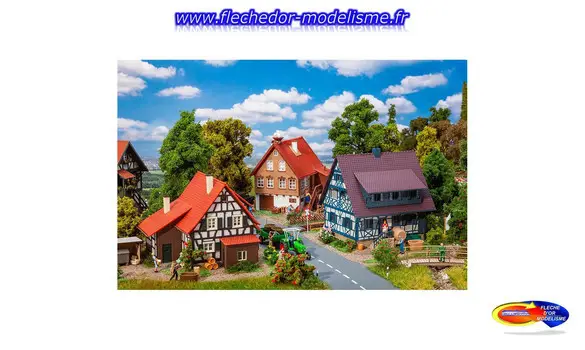 Coffret village de 3 chalets FALLER