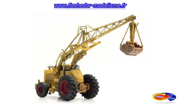 Grue Bischoff avec grappin jaune ARTITEC