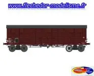 Wagon TP COUVERT 4p SNCF Ep.III B REE