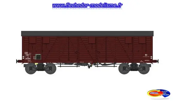 Wagon COUVERT 4p SNCF Ep.III B REE